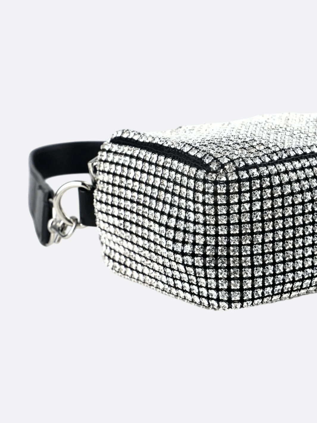 Bolso de hombro con strass 