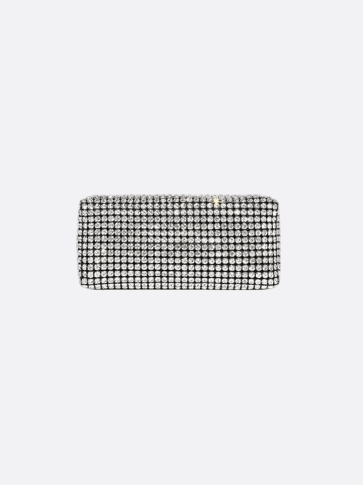 Bolso de hombro con strass 