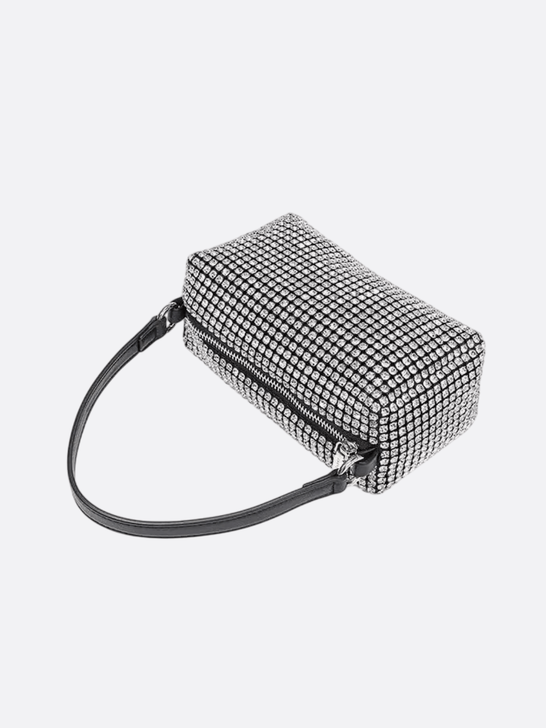 Bolso de hombro con strass 