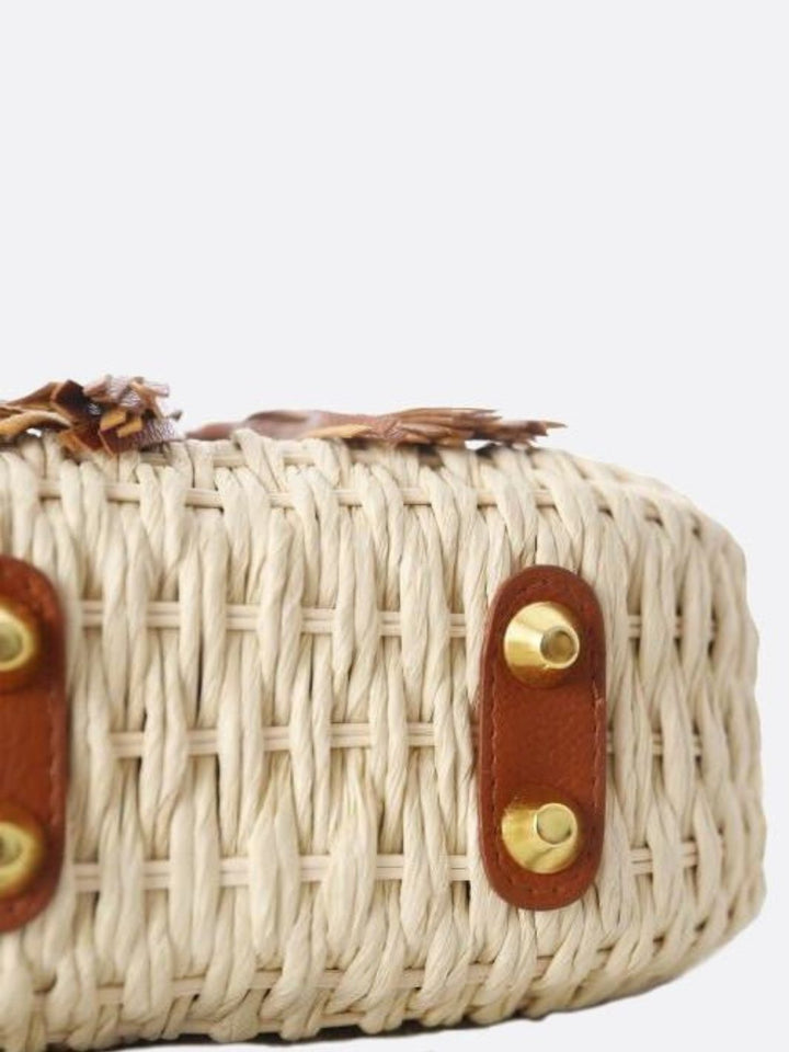 Bolso bandolera de paja