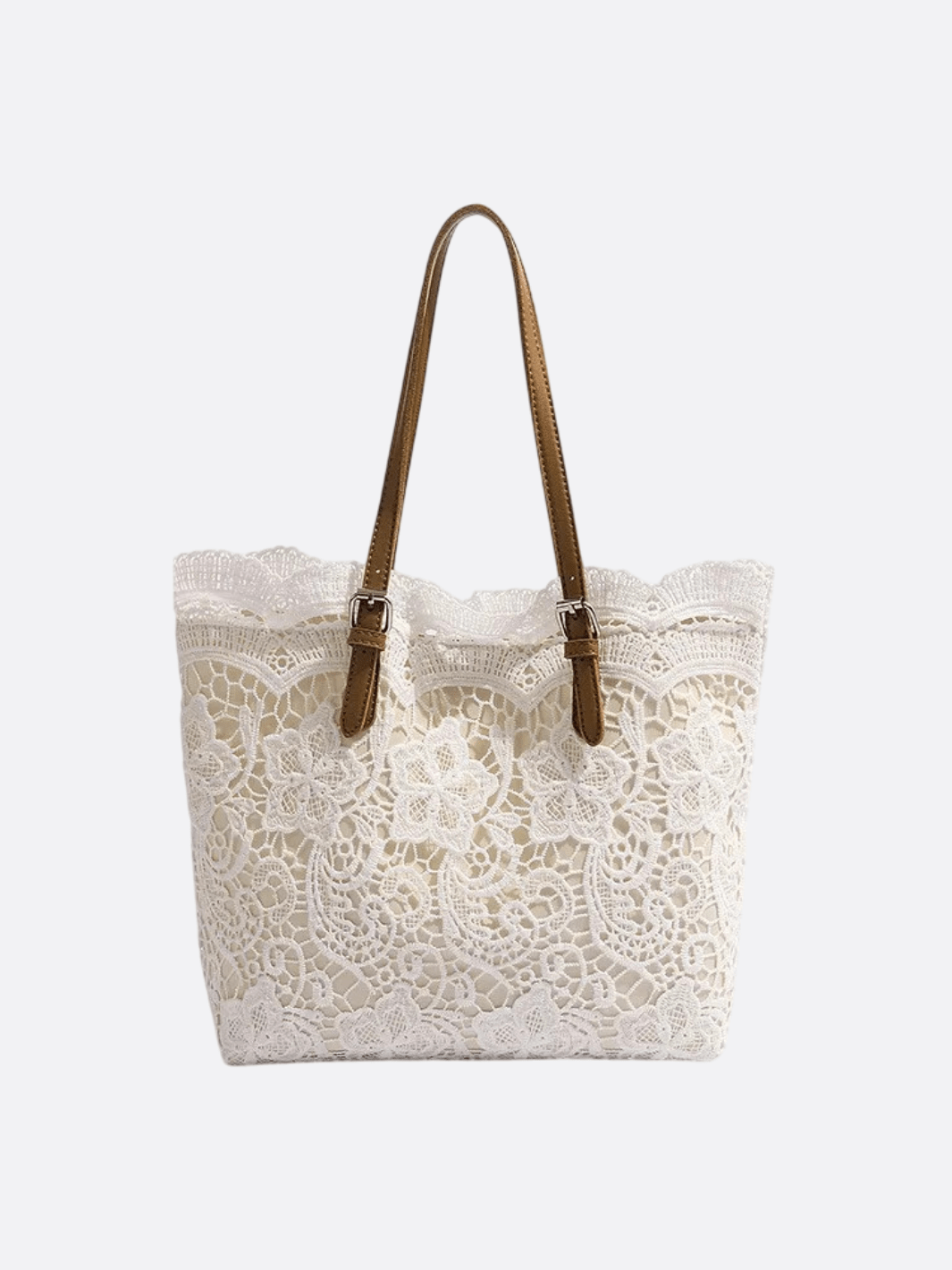 Bolso de mano de encaje