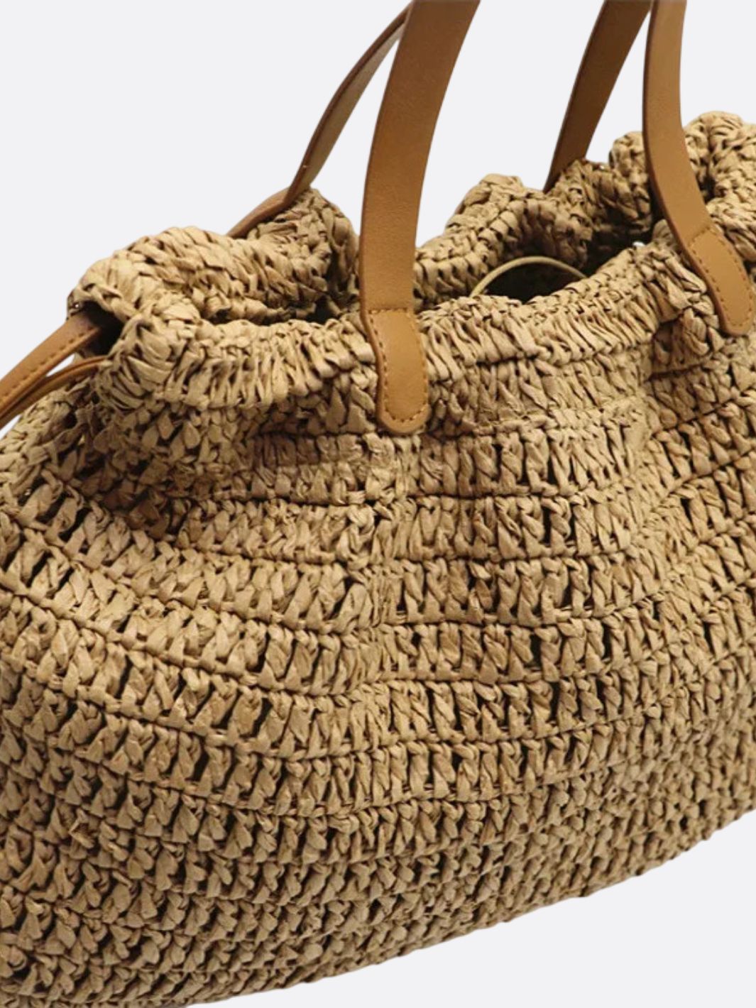 Bolso de paja suave